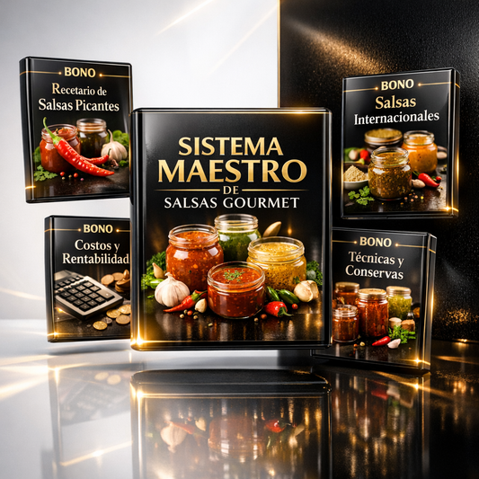 Sistema Completo de Salsas Gourmet 5 en 1 — Transformá Cualquier Comida en Nivel Restaurante en 15 Minutos