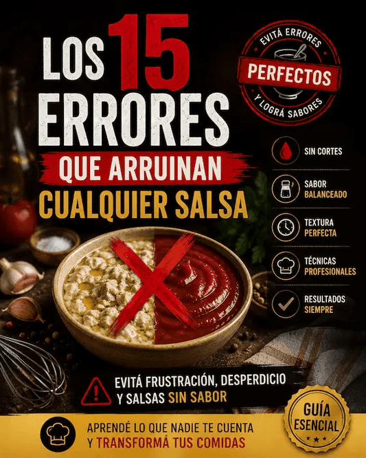 ❌ Los 15 Errores que Arruinan Cualquier Salsa